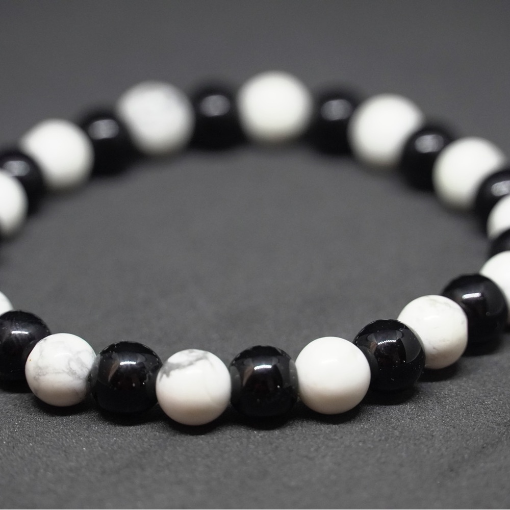 8mm Beaded Bracelet #9765 - Picture 2 of 4